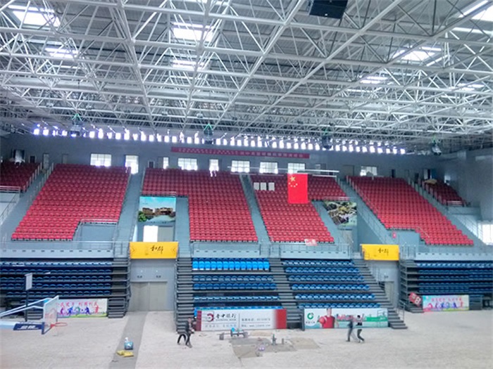 沅江电厂体育馆网架加工