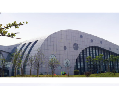 沅江会议中心外景网架工程