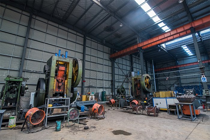 沅江网架配件-锥头加工车间